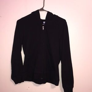Black Zip Up sweatshirt